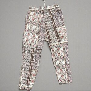 Only Beige and Pink Patterned Pants